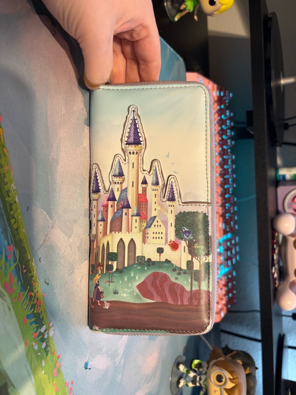 Loungefly Aurora Castle Zip Wallet